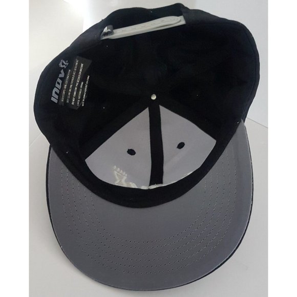 INOV8 All Terrain Black Cap Hat Large Adult Unisex Adjustable 100% Cotton - Picture 4 of 12